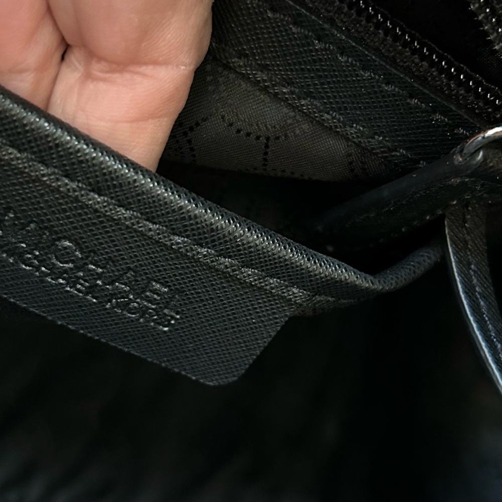 Michael Kors Selma Black Tote with Silver Grommets - Picture 8 of 8